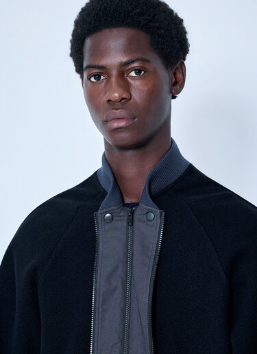 LN-CC® - Maison Margiela: Double Zippers Jacket - Black Maison Margiela Double Zippers Jacket Black mla0166001