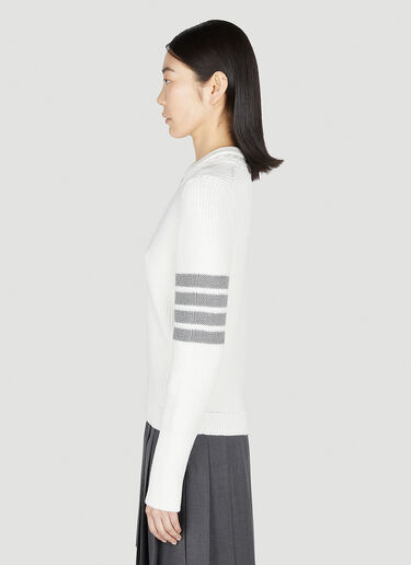 Thom Browne 四条杠毛衣 白色 thb0251012