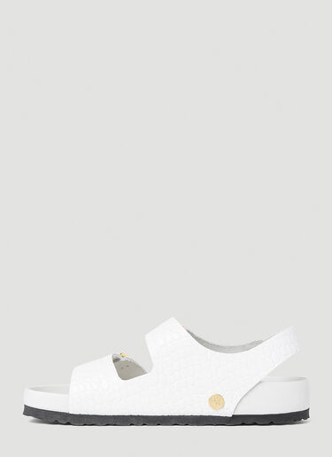 Birkenstock Milano Embossed Sandals White brk0252010