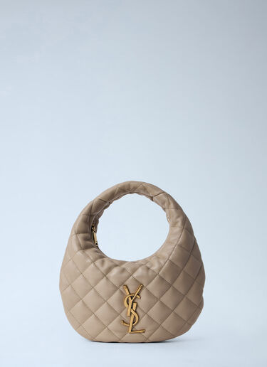 Saint Laurent Icarino Quilted Nappa Handbag Beige sla0263076