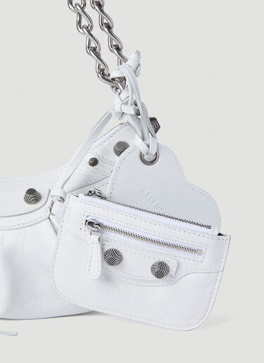 Balenciaga Le Cagole XS Shoulder Bag White bal0250049