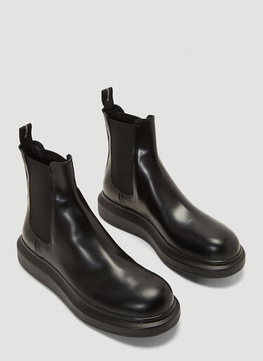 Alexander McQueen Hybrid Chelsea Boots Black amq0143012