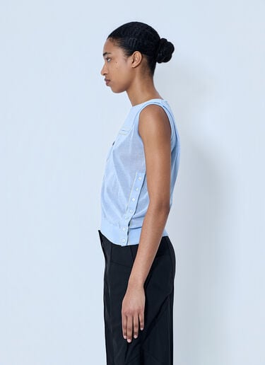 Kiko Kostadinov Kreiner Knit Top Blue kko0264008