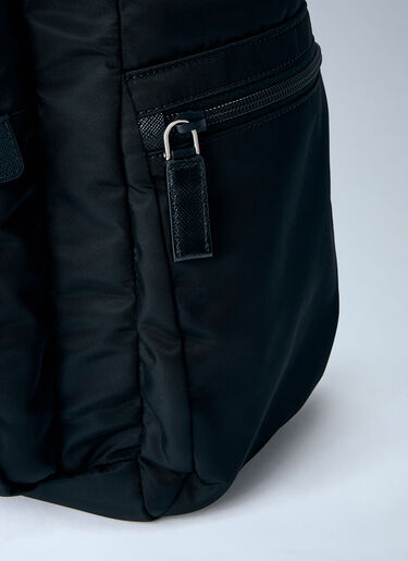 LN-CC® - Prada: Re-Nylon Logo-Plaque Tote Bag - Black Prada Re-Nylon Logo-Plaque Tote Bag Black pra0164043