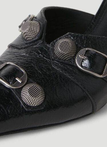 Balenciaga Cagole 中跟穆勒鞋 黑色 bal0251056