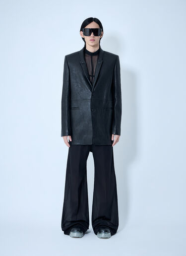 Rick Owens Concordian Single-Breasted Jacket Black ric0163022