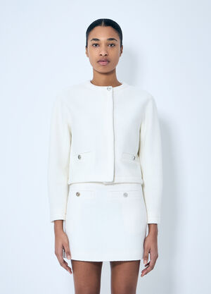 Gucci Wool-Blend Boucle Jacket Blue guc0259001