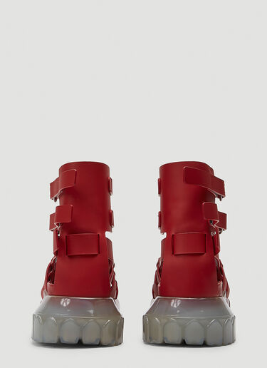 Rick Owens Tractor Sandals Red ric0243050