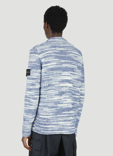 Marled Knit Cardigan Stone Island Marled Knit Cardigan Blue sto0154063