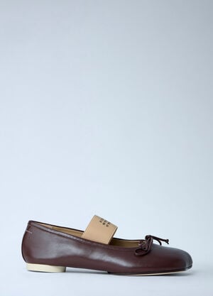 MM6 Maison Margiela Ballet Shoes Brown mmm0264017