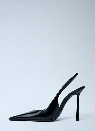 Vendome Slingback Heels Saint Laurent Vendome Slingback Heels Black sla0261050