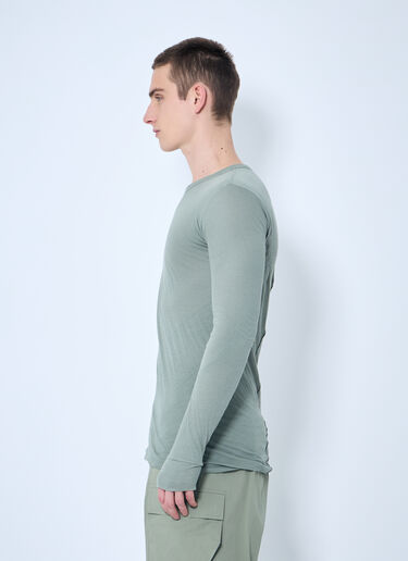 Rick Owens 더블 레이어드 티셔츠  그린 ric0159009