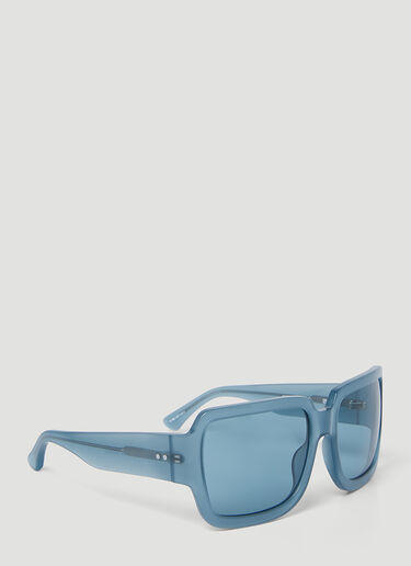 오버사이즈 스퀘어 선글라스 Dries Van Noten 오버사이즈 스퀘어 선글라스 블루 vns0353004