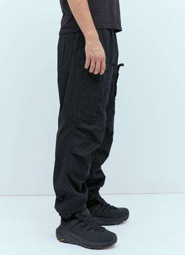 Twill Cargo Pants Stone Island Twill Cargo Pants Black sto0154067