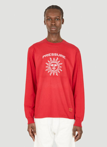 Pressure 徽标太阳运动衫 红 prs0148027