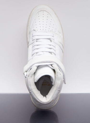 Saint Laurent Jefferson High Top Sneakers White sla0253066