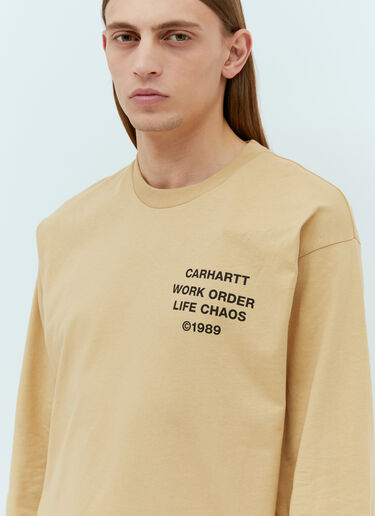 Carhartt WIP 리버스 해머 티셔츠 베이지 wip0154036