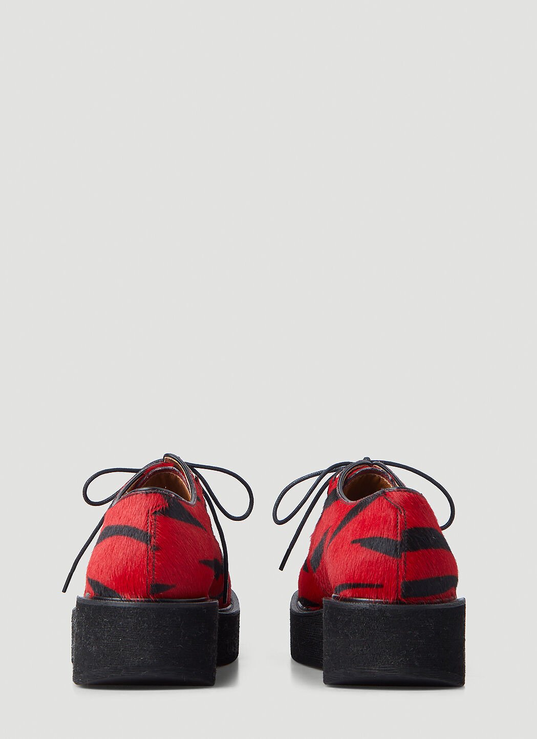Marni Zebra Flatform Creeper Lace-Up Shoes| LN-CC