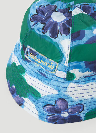 Marni Illusions Bucket Hat Blue mni0251022