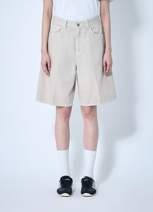 Carhartt WIP Brandon 牛仔短裤  米色 wip0259005