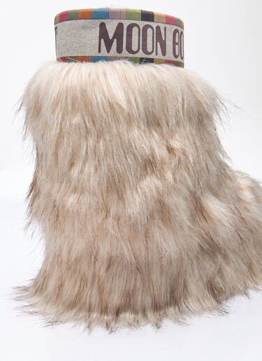 Moon Boot Icon Yeti Mid Boots Beige mnb0260001