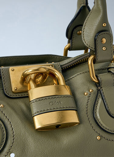 Small Paddington Chain Shoulder Bag Chloé Small Paddington Chain Shoulder Bag Green chl0264047