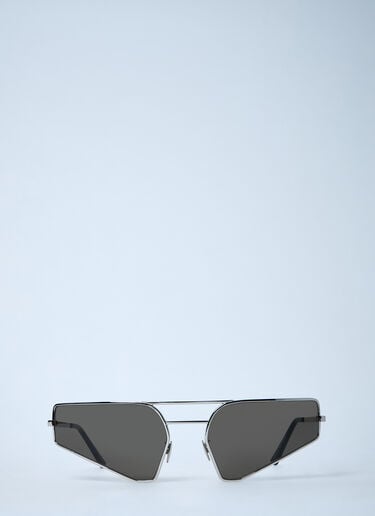 Rick Owens Stainless Steel Sunglasses Grey ric0359007
