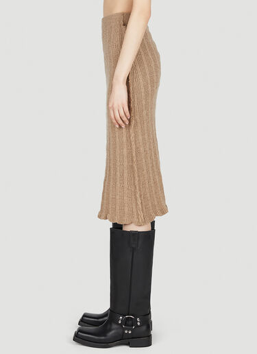 Acne Studios 골지 스커트 브라운 acn0252045