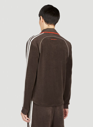 adidas by Wales Bonner Track Polo Sweatshirt Dark Brown awb0352011
