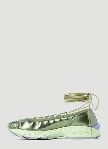 Kiko Kostadinov Ballet Hybrid Shoes Green kko0252021