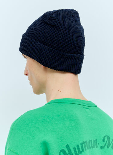 Human Made Waffle Beanie Hat Navy hmd0156025