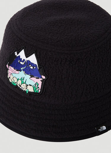 The North Face Black Box Graphic Patch Bucket Hat Black tbb0250001