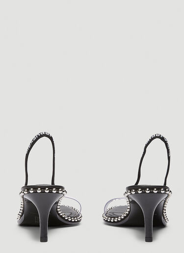 Alexander Wang Nova Low Heeled Sandals Black awg0243030