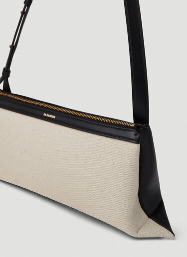 Jil Sander Empress Border Small Shoulder Bag Cream jil0251025