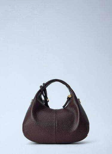 GANNI Hobo Mini Handbag Brown gan0265061