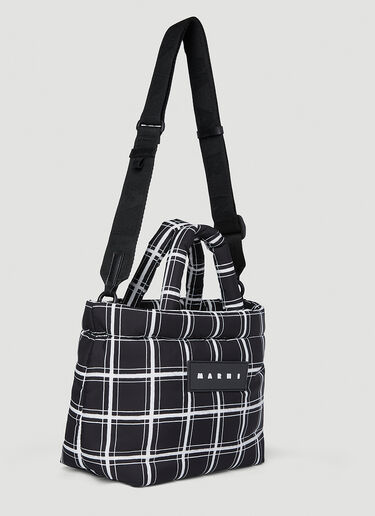 Marni 徽标贴饰托特包 黑色 mni0254010
