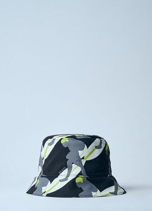 Gucci Printed Bucket Hat Black guc0160019