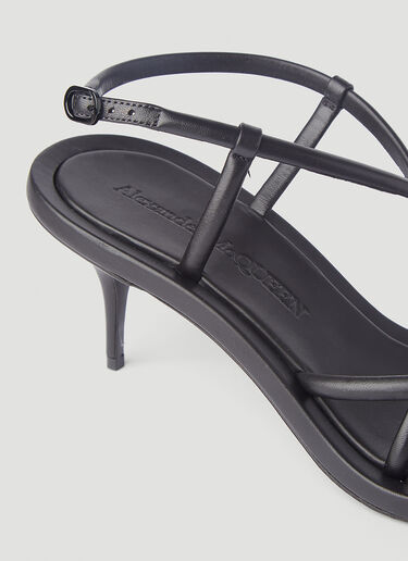 Alexander McQueen Strappy Heeled Sandals Black amq0245101