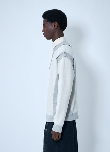 Maison Margiela 칼라 맨투맨  화이트 mla0159003