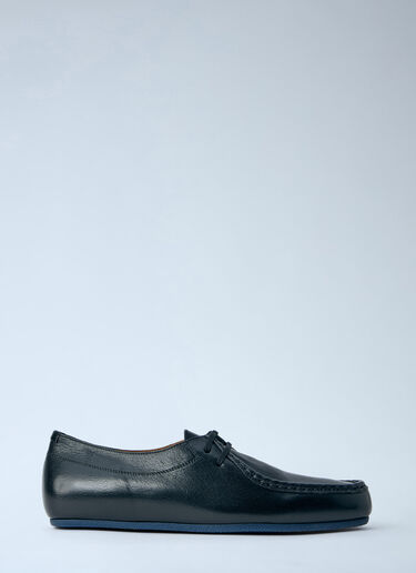Leather Moccasin Shoes Jil Sander Leather Moccasin Shoes Black jil0264041