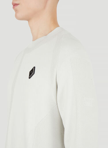 A-COLD-WALL* Tech Mesh-Knit Sweater White acw0147003