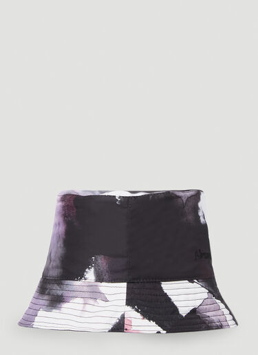 Watercolour Bucket Hat Alexander McQueen Watercolour Bucket Hat Purple amq0251064