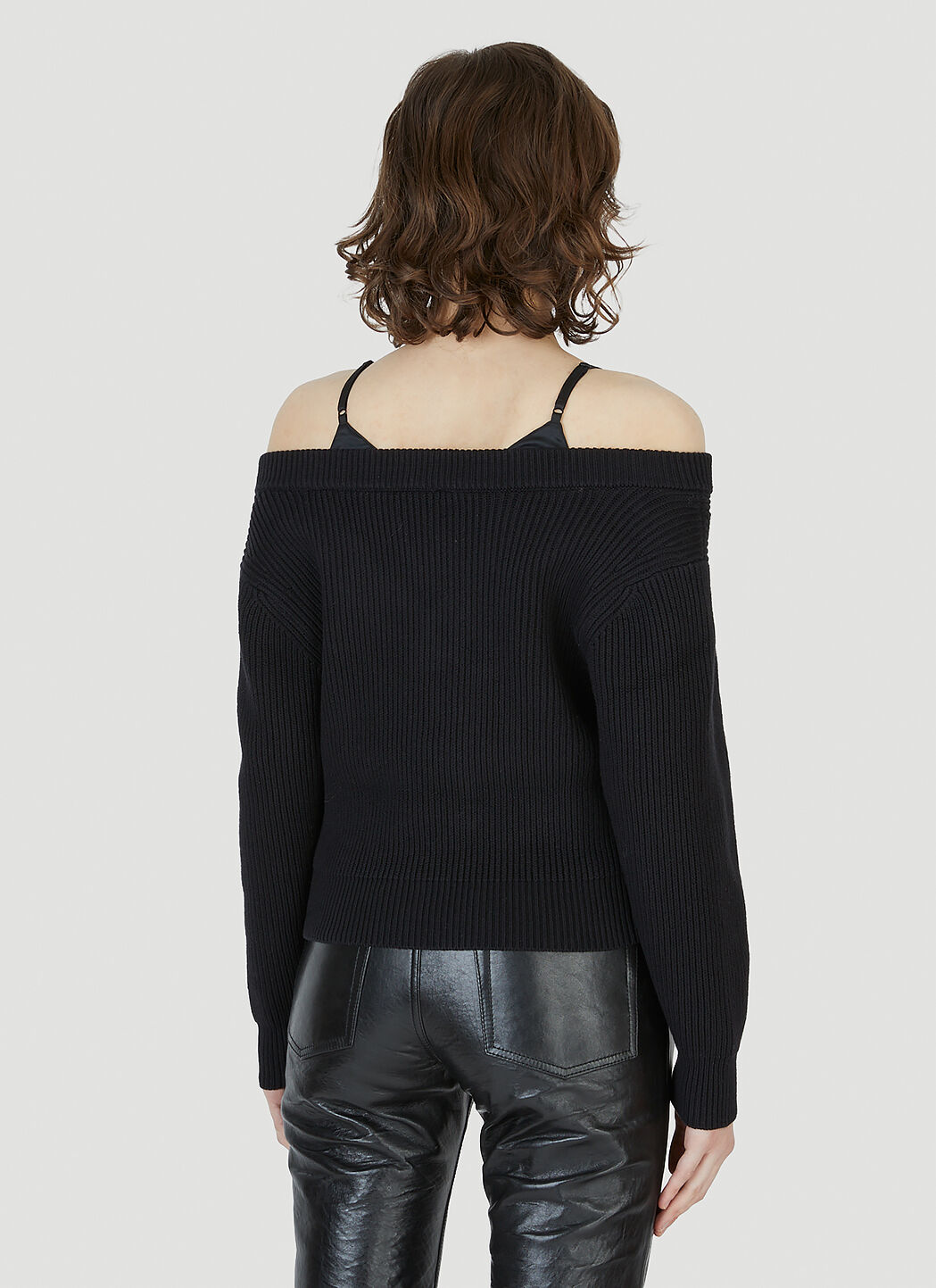 Alexander wang outlet off shoulder sweater