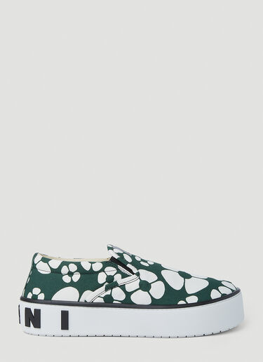 Marni x Carhartt Paw Sneakers Green mca0150001