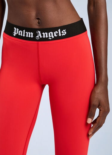 Palm Angels Classic Logo Sport Leggings Red pma0264247
