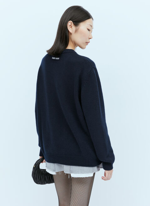 Miu Miu Cashmere Sweater Black miu0254016