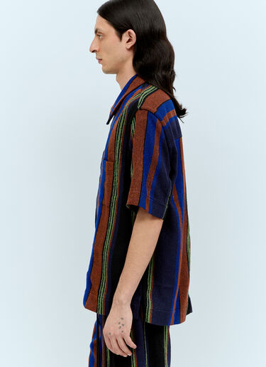 Song for the Mute Zip-Up Box Shirt Multicolour sfm0156004