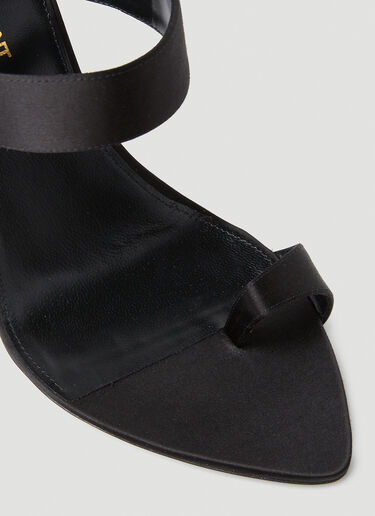 Martha High Heel Mules Saint Laurent Martha High Heel Mules Black sla0252041