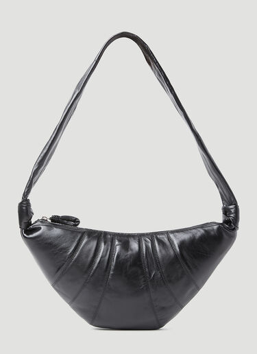 Lemaire Medium Croissant Shoulder Bag Black lem0354002