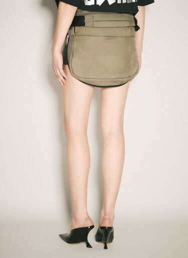 Balenciaga Mini Bag Skirt Green bal0258008